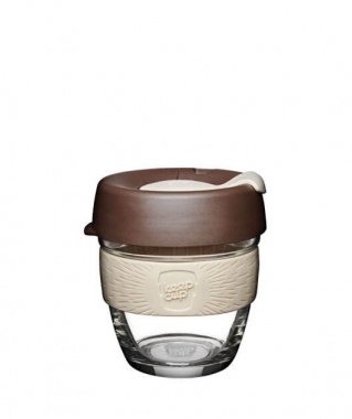 KeepCup Brew Roast 227 ml - sklený hrnček na kávu