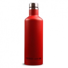 Asobu TIME SQUARE TRAVEL BOTTLE 450 ml red