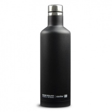 Asobu TIME SQUARE TRAVEL BOTTLE 450 ml čierna